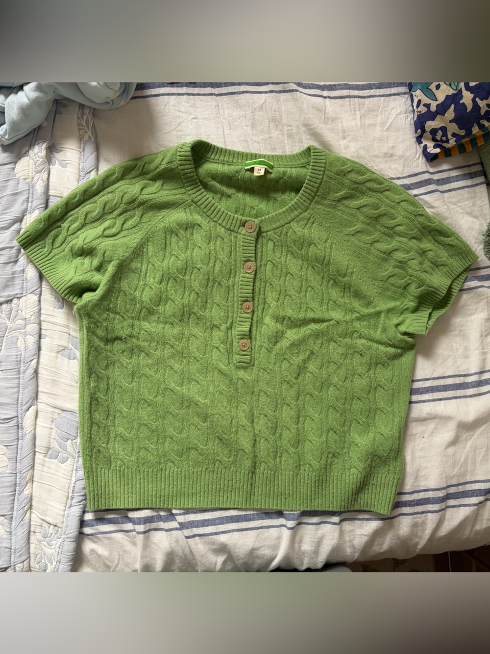 J.crew 100% cashmere short sleeved sweater